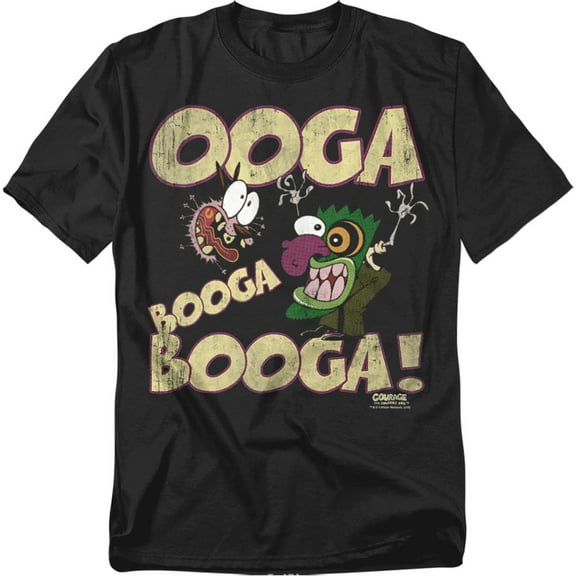 Courage - Ooga Booga Booga - Short Sleeve Shirt - Small