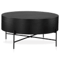 thumbnail image 1 of Bouclair Table Basse en Placage Noir et Métal, 1 of 10