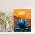 thumbnail image 2 of Qisvanset 12x16 Inch 2D Flat Framed Canvas Art, Mid Century Modern Agave Plant Minimalist Home Wall Art Decor, 2 of 5