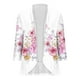 thumbnail image 4 of Cárdigan de mujer con estampado sin posicionamiento, de moda, holgado, de encaje, top de poliéster para mujer, 4 of 4