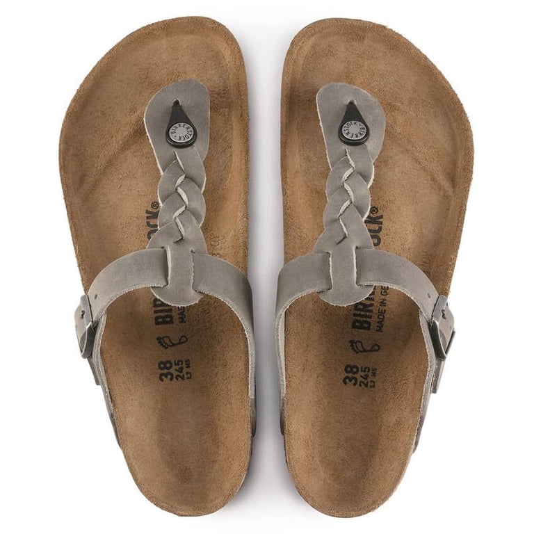 Birkenstock Gizeh Grey Thong Sandals in Narrow— Size 39 (Women’s 8, Men’s 6) Birkenstock Women main image 4