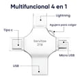 thumbnail image 2 of Memoria Otg 4 en 1 Iphone Android Ipad Pc Usb-c Lighting 2tb, 2 of 9