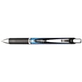 thumbnail image 2 of Energel Rtx Gel Pen, Retractable, Fine 0.5 mm Needle Tip, Black Ink, Silver/black Barrel | Bundle of 10 Each, 2 of 3
