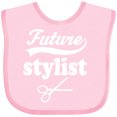 thumbnail image 3 of Inktastic Future Stylist Childs Occupation Boys or Girls Baby Bib, 3 of 4