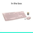 thumbnail image 3 of Logitech MK270 Wireless Keyboard and Mouse Combo, Rose, 3 of 11