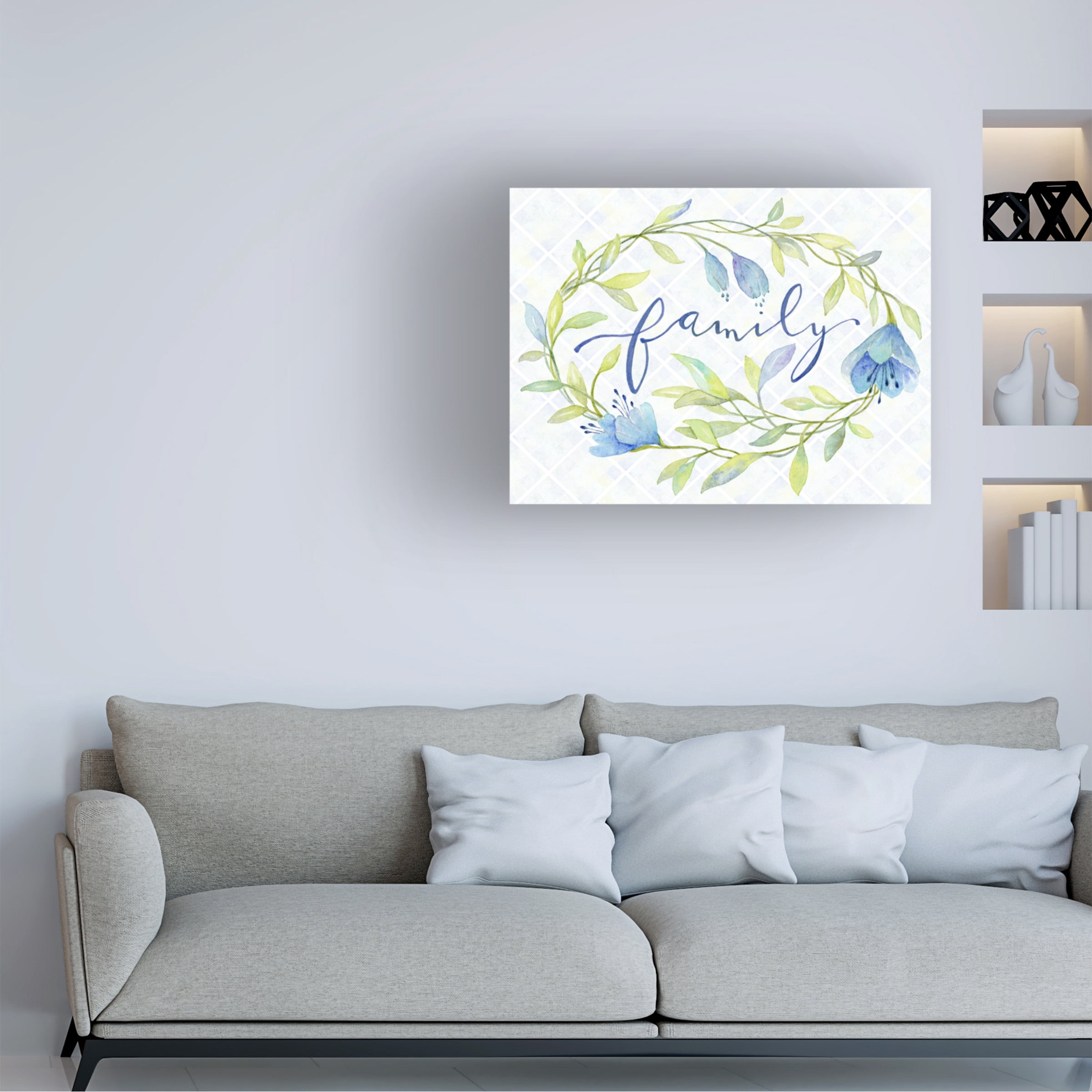 Yachal Design 'Family Wreath' Canvas Art