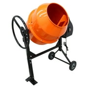 INTSUPERMAI Cement Concrete Mixer Mobile Horizontal Mortar Drum Mixer 205L