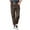 Brown, variant on hotojiny Women's Work Dress Pants Straight Leg Business Casual Slacks Stripes Pull on High Waisted Office Trousers with Pockets