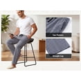 thumbnail image 5 of MoFiz Men's Plaid Print Woven Pajama Pants Cotton Loungewear Sleep Bottoms 3PACK, 5 of 9