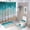 AA, variant on Beach Seashell Fantasy Shower Curtain Waterproof Bathroom Curtain Set with Hooks Home Decor Bathroom Curtains 4pcs