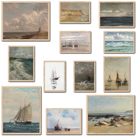 15 Pcs Maximalist Gallery Wall, Colorful Eclectic Decor, Colorful Art, Girls Room, Vintage Wall Art Prints, Moody Maximalist Bedroom Decorations (UNFRAMED)