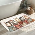 thumbnail image 4 of 1pc Siamese Cat Absorbent Non-Slip Bathroom Thickened Flannel Rug Decor,Soft,Quick Drying,Suitable For Indoor/outdoor Use,Bathrooms,Bedrooms,Kitchens,Terrace,Laundry Rooms,16"x24", 4 of 7