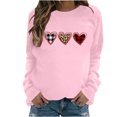 thumbnail image 2 of Amzcrzy Chandail pour Femmes Mode Chandail à Imprimé pour Femmes à Col Rond à Enfiler à Manches Longues Blouse Confortable Chandail Chandails de la Saint-Valentin pour Femmes Chemises à Manches Longues pour Femmes Chandail à Enfiler 2TG, 2 of 4