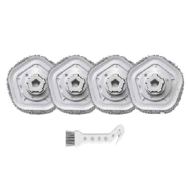 Paño de fregona lavable YONGSHENG 5 piezas Compatible con aspiradora Xiaomi Dreame W10/W10 Pro