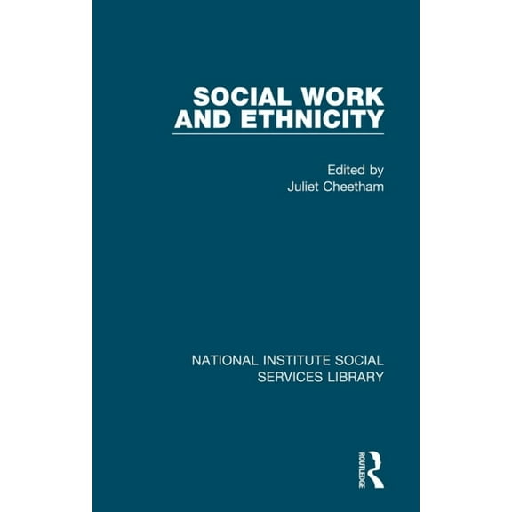 National Institute Social Services Libra Social Work and Ethnicity, (Paperback)