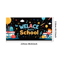 thumbnail image 3 of Welcome Back to School Educational Backdrop with Books and School Bus Banner Classroom Decorations Party Supplies Photo Prop, 3 of 4