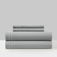 thumbnail image 5 of Vina 3 or 4 Piece Sheet Set Solid Color With Dual Stripe Embroidery, 5 of 10