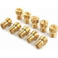 thumbnail image 3 of Gamvdout 10pcs Carburetor Main Jet 115 118 120 122 125 128 130 132 135 138 Replacement Kit Fits PWK for Keihin For OKO CVK NSR KSR Carb Set Injector Nozzle, 3 of 5