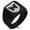 Black, variant on Stainless Steel Butterfly Free Spirit Coat of Arms Shield Geometric Pattern Biker Style Polished Ring
