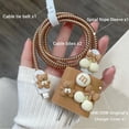 thumbnail image 4 of Charger Cable Protector For Iphone 15 14 13 18W 20W Charger Protector Cover Cartoon M Bear Protective Data Line Spiral Winder MBearBrown, 4 of 5
