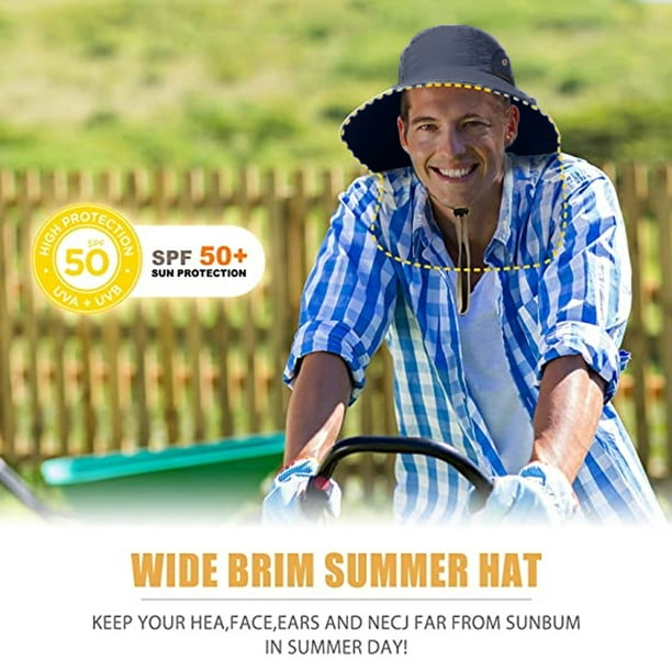 UPF 50+UV Protection Sun Hat Anti-UV Sun Hats with Neck Flap for
