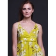 thumbnail image 2 of Bimba Robe Longue Maxi d'Été à Imprimé Floral pour Femme, Col en V, Tenue de Villégiature de Vacances - X-Grand, 2 of 5