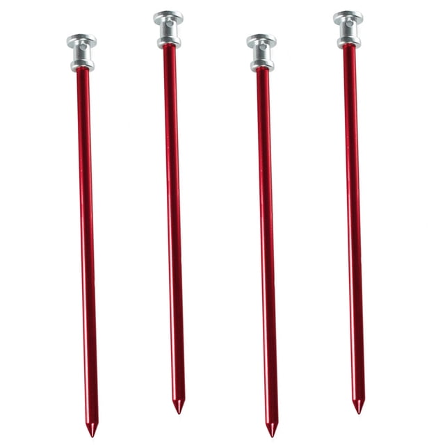 EeaseCA 4 Pcs Piquets de Fixation pour Tente de Camping en Alliage d'Aluminium, Randonnée, Plein Air