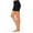Black-03, variant on REALiKUN Workout Shorts with Pockets Charm Gym Biker Shorts for Women High Waisted Yoga Booty Shorts Green XS