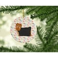 thumbnail image 2 of Yorkshire Terrier #2 Merry Christmas Ceramic Ornament 2.8 in x 2.8 in, 2 of 3