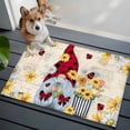 thumbnail image 4 of Rectangle Area Rug 2x3ft,Gnome Rustic White Yellow Floral Washable Carpet Non-Slip Runner Accent Rugs Indoor Floor Mat for Bedroom Living Room Decor,Vintage Rose Letter, 4 of 9