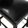 thumbnail image 5 of Furniture of America Kesler Faux Leather Counter Chair in Black (Set of 2), 5 of 5