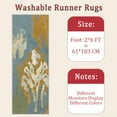 thumbnail image 6 of Hallway Runner Rug 2'x6' Washable Area Rugs Non Slip Laundry Rug Runner Floor Carpet Runners for Hallways Entryway Laundry Room Kitchen, 6 of 11