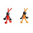 thumbnail image 1 of (2-Pack) Rinsvye Motorcyclist Minifigure Hanging Chain Womens Small Wallets Umbrella Rope Weaving Keychain Lanyard Key Ring Personality Motorcycle Key Accessories, 1 of 9