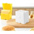 JUNZHIDAO Cow Cheese Slice Holder Storage Container For Refrigerator