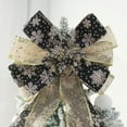 thumbnail image 3 of Dalrosia Christmas Tree Topper, Large Christmas Bow Tree Topper, for Xmas Ornament Holiday Home Wedding Thanksgiving Indoor/Outdoor Decoration, 3 of 5