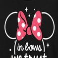 thumbnail image 3 of Disney - Minnie Mouse - In Bows We Trust - Women's Short Sleeve Graphic T-Shirt, 3 of 5