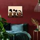 thumbnail image 3 of Cuadros Decorativos Hermanas 2 con marco Jr lienzo 100% poliéster, 3 of 4