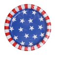 thumbnail image 1 of Sun Squad 6.75" Stars and Stripes Snack Plate 20 Count, 1 of 1