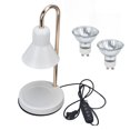 thumbnail image 1 of Candle Warmer Lamp 3 Levels Timing Adjustable Brightness Metal Plating GU10 Bulb Candle Light US Plug 110 To 240V, 1 of 5