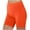 Orange-03, variant on Mitankcoo Women's Cotton Bermuda Yoga Shorts - Athletic Workout Running - Stretch Cropped Athletic Pants