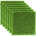 thumbnail image 1 of 6 Pcs Tapis de Gazon Décoratifs Résistants à l'Usure Fausses Herbes Compacts Accessoires DIY, 1 of 1