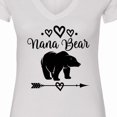 thumbnail image 4 of Inktastic Nana Bear Grandma Women's V-Neck T-Shirt, 4 of 5