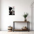 thumbnail image 2 of ZHONGYUTONG African American Wall Art Eiffel Tower Canvas Pink and Black Afro Pictures Black Woman Painting for Girl Room Decor Framed (16.00" x 24.00"), 2 of 5