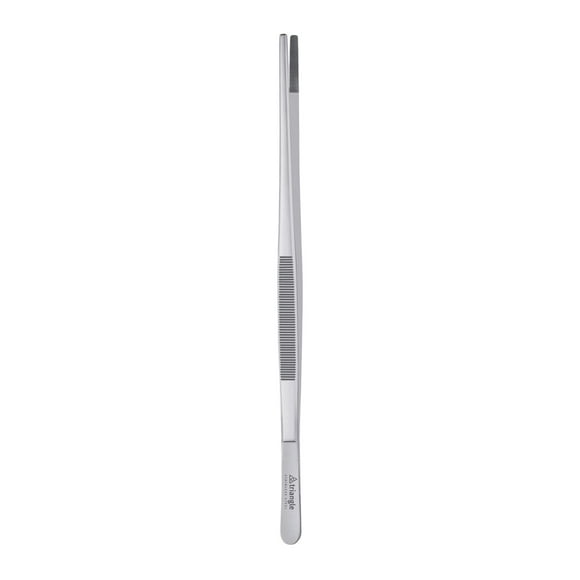Pinzas triangulares para barbacoa, acero inoxidable, 35 cm