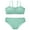 Grass Green, variant on GYRATEDREAM Girls Swimsuits 2 Piece Bikini Set Spaghetti Strap High Waisted Bathing Suit Girls' Swimwear with Chest Pad