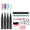 #09, variant on Dengmore 3-in-1 Nail Gel Pen Set with 6 High Pigment Colors All in One Base Color and Top Coat Formula Quick Drying for Travel and Home Manicure 5ml