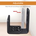 thumbnail image 5 of Aquaterior Adjustable Wall Mount Floor Guide Carbon Steel Hardware for Sliding Barn Door Bottom Door Groove Needed, 5 of 10