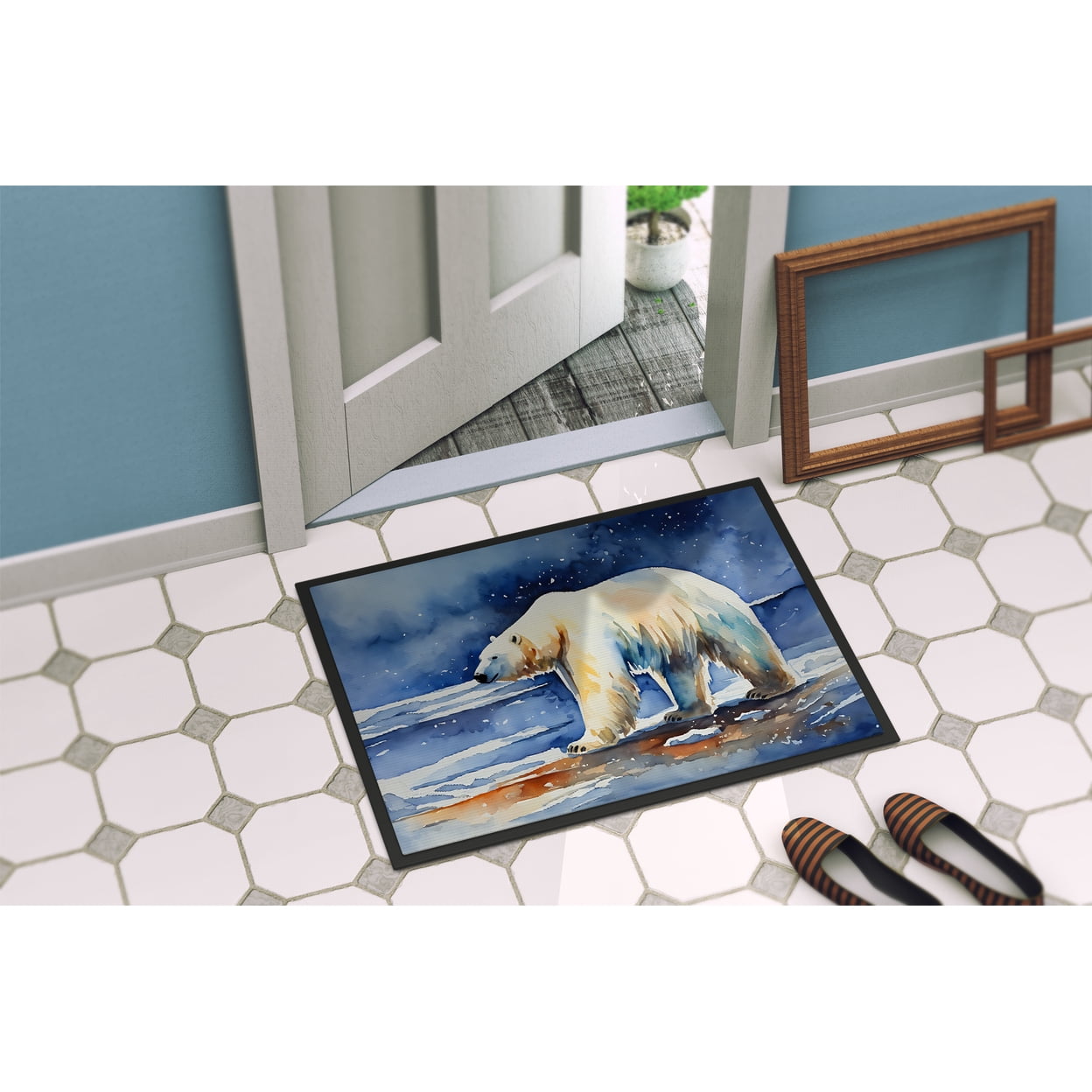 Carolines Treasures DAC2979MAT 0.15 x 18 x 27 in. Polar Bear Doormat