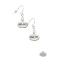 thumbnail image 3 of Delight Jewelry Silvertone Kiss Me ''I'm Magically Delicious'' Silver tone Infinity French Earrings, 3 of 4