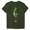 thumbnail image 2 of Jienlioq Hauts Courts pour Femmes T-Shirt Imprimé Col Rond Manches Courtes, 2 of 3
